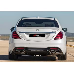 M. Benz W222 2013+ - Body Kit S63 AMG Stil, İşlemYapılmamış Ham Ürün Yüzeyi, ABS, Set