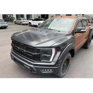 Ford Ranger T6 2011+ - Body Kit F150 Raptor Stil, İşlem Yapılmamış Ham Yüzey ABS Set