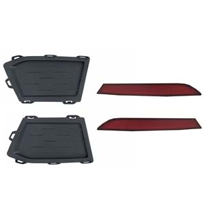 BMW G30 LCI 2020+ - Body Kit/Set, M Technic V1 Stil/PCD, İşlem Yapılmamış Ham Ürün Yüzeyi, ABS, Set