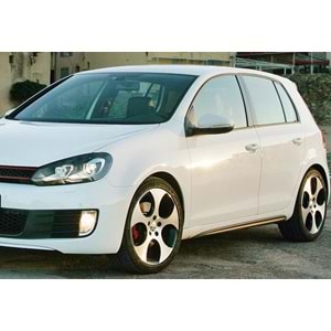 VW Golf Mk6 2008+ - Body Kit/Set, GTI V1 Stil, İşlem Yapılmamış Ham Ürün Yüzey, PP, Set