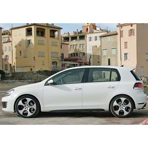 VW Golf Mk6 2008+ - Body Kit/Set, GTI V1 Stil, İşlem Yapılmamış Ham Ürün Yüzey, PP, Set