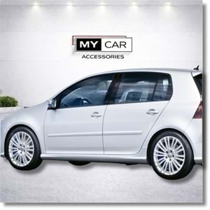 VW Golf Mk5 2003+ - Marşpiyel/Yan, Oem GTI V1 Stil, İşlem Yapılmamış Ham Ürün Yüzeyi, PP, Set