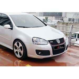 VW Golf Mk5 2003+ - Tampon Ön GTI Stil, İşlemsiz Ham Yüzey ABS Set