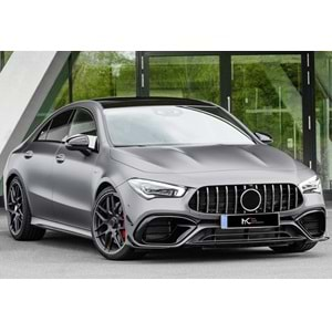 M. Benz C118 2019+ - Body Kit/Tampon Ön CLA45 Stil Chn., İşlem Yapılmamış Ham Ürün Yüzeyi, ABS, Set