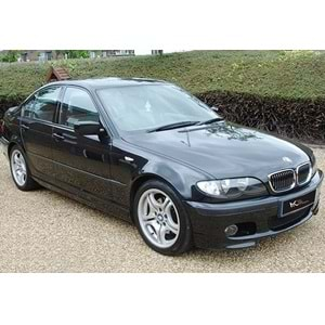 BMW E46 4D 1997+ - Tampon Ön M Technic Stil Chn., İşlem Yapılmamış Ham Ürün Yüzeyi, ABS, Set