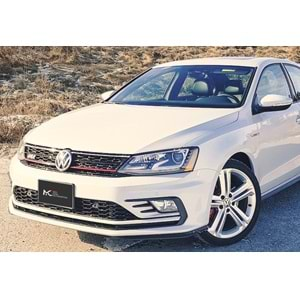 VW Jetta Mk6 FL 2014+ - Tampon Ön GLI Stil Chn., Pnjr. İşlem Yapılmamış Ham Yüzey Set ABS