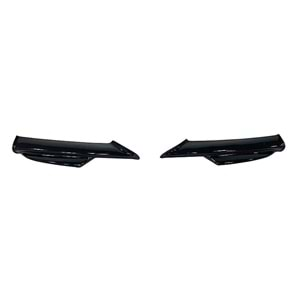 BMW E90 2004+ - Ön Flap M Performance V1 Stil, Piano Black Ürün Yüzeyi, Vakum, Set