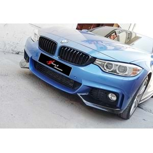 BMW F32 2014+ - Ön Flap M Technic Stil, Piano Black Vakum Set