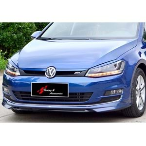 VW Golf Mk7 2012+ - Ön Ek ABT Stil, İşlemsiz Ham Yüzey Vakum