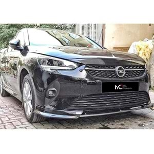 Opel Corsa F 2019+ - Ön Ek Custom Style, İşlemsiz Ham Yüzey Vakum