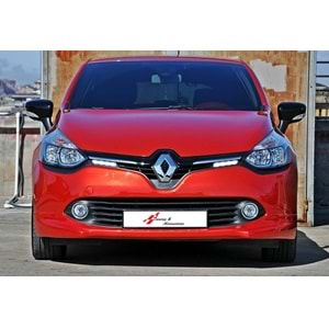 Renault Clio 4 2012+ - Ön Ek Rieger Stil, İşlemsiz Ham Yüzey Vakum