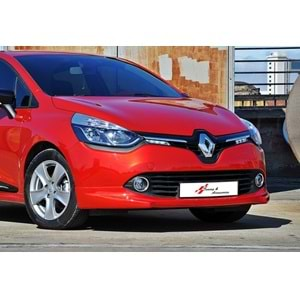 Renault Clio 4 2012+ - Ön Ek Rieger Stil, İşlemsiz Ham Yüzey Vakum