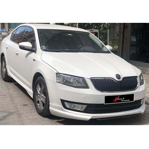 Skoda Octavia Mk3 2013+ - Ön Ek Rieger Stil, İşlemsiz Ham Yüzey Vakum