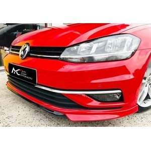 VW Golf Mk7 FL 2017+ - Ön Ek ABT Stil, İşlemsiz Ham Yüzey Vakum