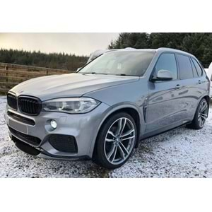 BMW F15 2013+ - Ön Lip A Plus+ M Performance Stil M Spt. Tmpn., Piano Black Vkm.