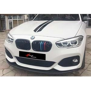 BMW F20 LCI 2015+ - Ön Lip M Performance Stil, Piano Black Ürün Yüzeyi, Vakum