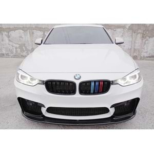 BMW F30 2012+ - Ön Lip M3 Stil, Piano Black Ürün Yüzeyi, Vakum