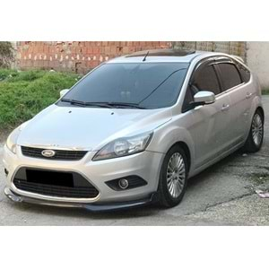 Ford Focus Mk2 FL 2010+ - Ön Lip Basic 2 mm, Piano Black Vakum