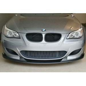 BMW E60 2003+ - Tampon Lipi/Ön Hamann M5 Stil, Flaplı, Piano Black Ürün Yüzeyi, Vkm.