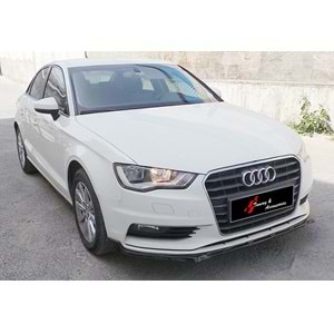 Audi A3 8V HB, S 2012+ - Ön Lip Sport Stil, Piano Black Vakum