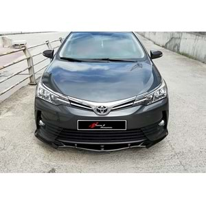 Toyota Corolla 11 2013+ - Ön Lip Trend Stil, Piano Black Vakum