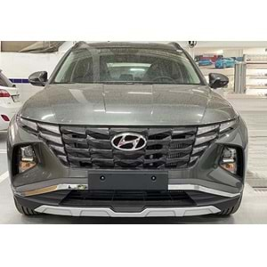 Hyundai Tucson 4 2020+ - Koruma Barı Luxury V1 Stil Ön ve Arka, Krm. Mat Gri Siyah Boyalı Ürün Yüzeyi ABS Set