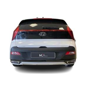 Hyundai Bayon 1 2021+ - Koruma Barı Luxury V1 Stil Ön ve Arka, Krm. Mat Gri Siyah Boyalı Ürün Yüzeyi ABS Set