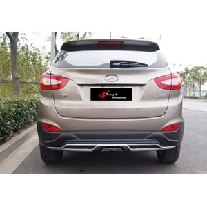 Hyundai IX35 2010+ - Koruma Barı Sport Ön ve Arka, DRL Krm. Gri Siyah ABS Set