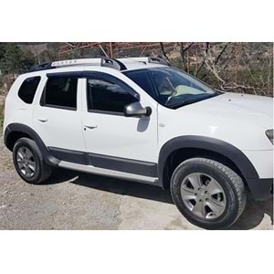 Dacia Duster 1 2009+ - Protector Body Kit A Plus+ Oem Stil, Mat Siyah Yüzey Vkm. Set