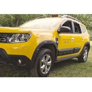 Dacia Duster 2 2018+ - Protector Body Kit A Plus+ Off Road Stil, Mat Siyah Yüzey Vkm. Set