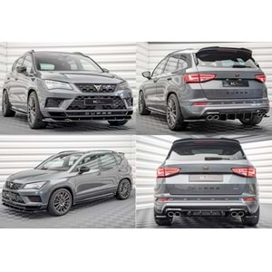 Seat Cupra Ateca Mk1 2018+ - Body Kit A Plus+ Cupra V1 Stil, Piano Black Parlak Ürün Yüzeyi Vkm