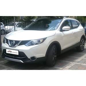 Nissan Qashqai 2 2013+ - Plate Ön Arka Oem V2 Stil, Mat Gri Ürün Yüzeyi ABS Set