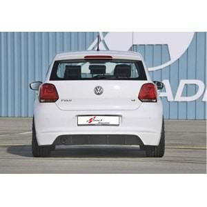 VW Polo Mk5 2009+ - Arka Ek Rieger Stil, İşlemsiz Ham Yüzey Vakum