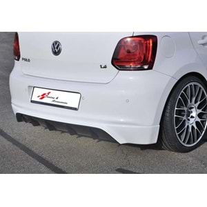 VW Polo Mk5 2009+ - Arka Ek Rieger Stil, İşlemsiz Ham Yüzey Vakum