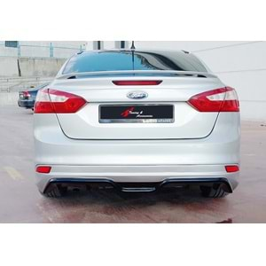 Ford Focus Mk3 FL SD 2015+ - Arka Ek Sport Çıkışsız, İşlemsiz Ham Yüzey Vakum