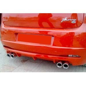 Fiat Grande Punto 2005+ - Arka Ek Custom Stil, İşlem Yapılmamış Ham Ürün Yüzeyi, Vakum