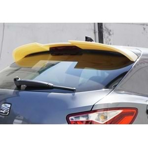 Seat Ibiza Mk4 2D 2008+ - Spoiler Cupra V1P Stil Tavan Üzeri, İşlemsiz Ham Yüzey ABS