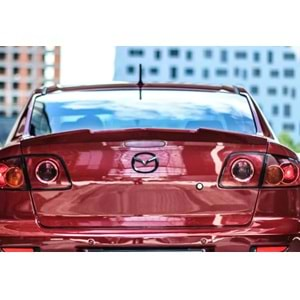 Mazda 3 1 2003+ - Spoiler Voltex M4 Stil Bagaj Üzeri , Astar Boyalı FRP