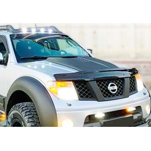 Nissan Navara 1 2004+ - Kaput Havalandırma A Plus+ Single Air Style, Mat Siyah Ürün Yüzeyi, Vkm.