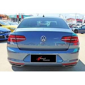 VW Passat B8 2015+ - Body Kit R Line Stil, Pnjr. Difüzör Ham İşlemsiz Yüzey Set ABS