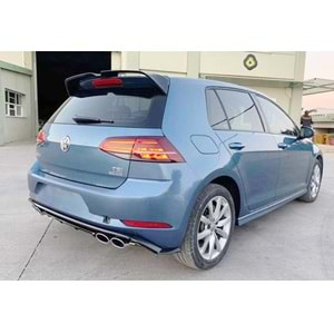 VW Golf Mk7 2012+ - Body Kit R Stil 7.5 Görünümlü Chn., İşlemsiz Yüzey ABS Set