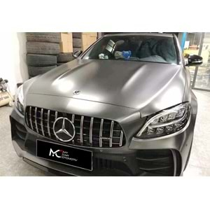 M. Benz W205 FL 2019+ - Panjur GTR Oem Stil, Krm. Şerit Piano Black İç ABS Set