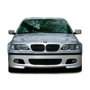 BMW E46 1997+ - Panjur M3 Stil Çift Çizgi, Piano Black Çerçeve İç ABS Set