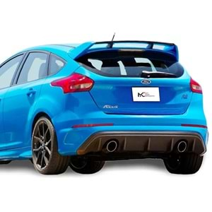 Ford Focus Mk3 HB 2011+ - Spoiler RS Stil Tavan Üzeri, Astar Boyalı FRP