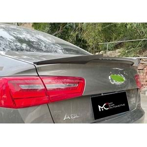 Audi A6 C7 2011+ - Spoiler M4 V1S Stil Bagaj Üzeri, Piano Black ABS