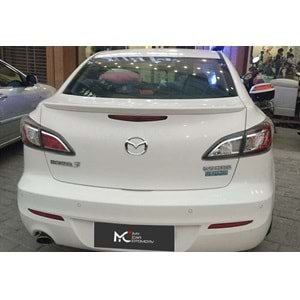 Mazda 3 2 2008+ - Spoiler Sport Bagaj Üzeri , Astar Boyalı FRP