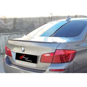 BMW F10 2010+ - Spoiler M Technic V1D Stil Bagaj Üzeri, İşlemsiz Yüzey ABS