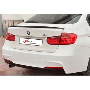 BMW F30 2012+ - Spoiler M Performance V1D Stil Bagaj Üzeri, İşlemsiz Yüzey ABS