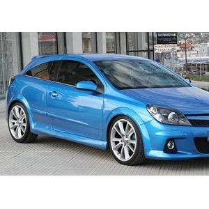 Opel Astra H 3D 2004+ - Marşpiyel OPC Stil, Astar Boyalı Yüzey FRP Set