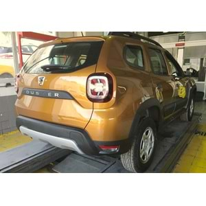 Dacia Duster 2 2018+ - Arka Alt Plate A Plus+ Oem Stil, Mat Gri Vkm. Set